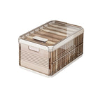 Clothes Pants Layered Storage Box Fabric Closet Organizer Foldable Durable