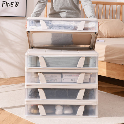 Under Bed Storage Drawer with Wheels Large Capacity Dustproof Space Saving