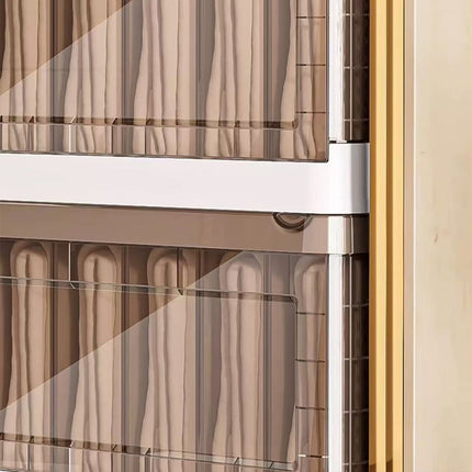 Clothes Pants Layered Storage Box Fabric Closet Organizer Foldable Durable