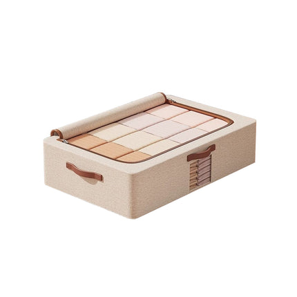 Home Foldable Under Bed Storage Box Clothes Shoes Bedding Dustproof Space Saving