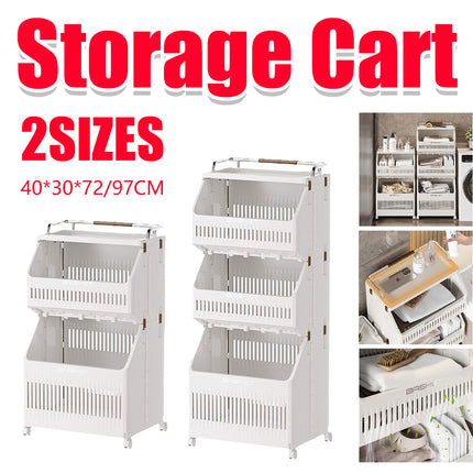 Multi Layer Moisture Proof Laundry Hamper Storage Rack Space Saving Sturdy