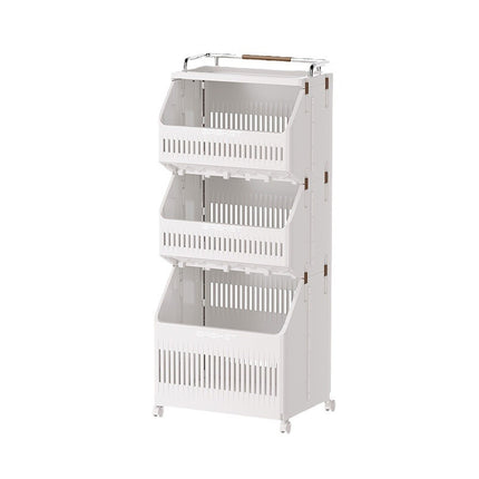 Multi Layer Moisture Proof Laundry Hamper Storage Rack Space Saving Sturdy