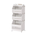 Multi Layer Moisture Proof Laundry Hamper Storage Rack Space Saving Sturdy