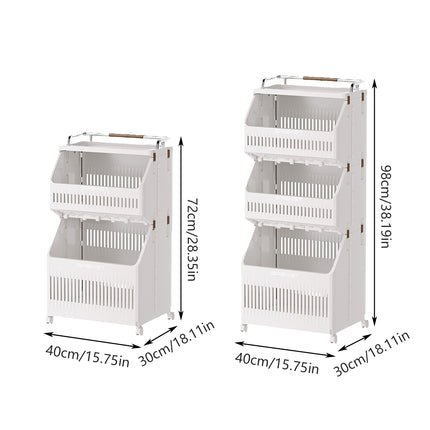 Multi Layer Moisture Proof Laundry Hamper Storage Rack Space Saving Sturdy
