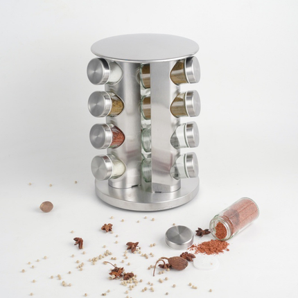 Rotating Spice Bottle Seasoning Rack Multi layer Seasoning Jar Storage Kitchen