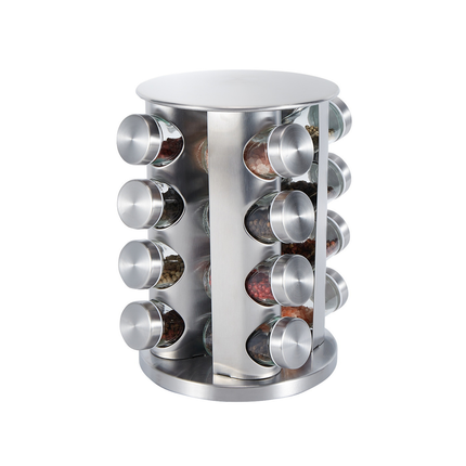 Rotating Spice Bottle Seasoning Rack Multi layer Seasoning Jar Storage Kitchen