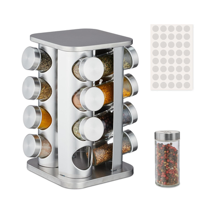 Rotating Spice Bottle Seasoning Rack Multi layer Seasoning Jar Storage Kitchen