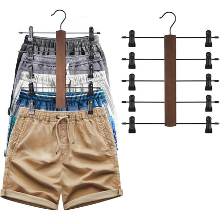 Multifunctional Hanger Clips Trouser Skirt Rack Multi Layer Storage Clothes Rack