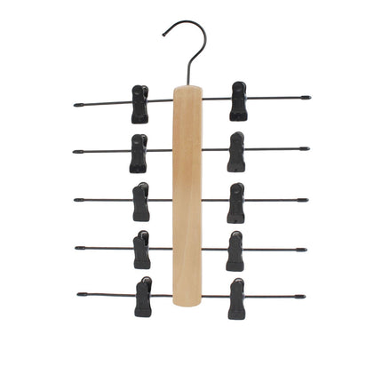 Multifunctional Hanger Clips Trouser Skirt Rack Multi Layer Storage Clothes Rack