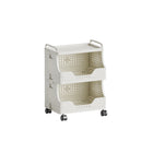 Movable Rolling Cart Storage Shelf With Wheels For Home Kitchen Bathroom Durable