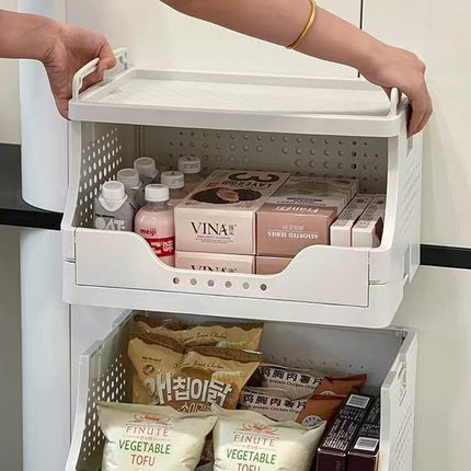 Movable Rolling Cart Storage Shelf With Wheels For Home Kitchen Bathroom Durable