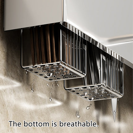 Storage Rack Multifunctional Wall mounted Knife Rack Kitchen Organization