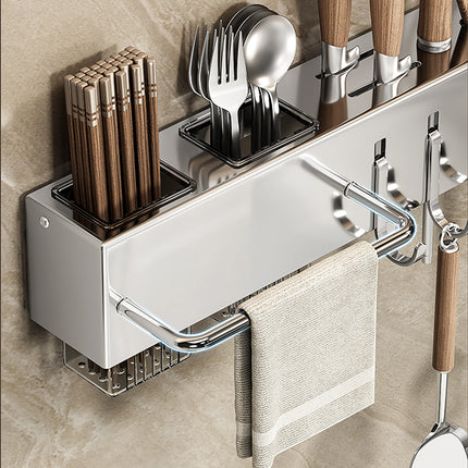 Storage Rack Multifunctional Wall mounted Knife Rack Kitchen Organization