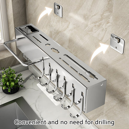 Storage Rack Multifunctional Wall mounted Knife Rack Kitchen Organization
