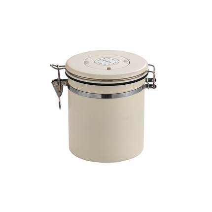 3 Sizes Stainless Steel Coffee Bean Powder Storage Jar Sealed Canister with Valve