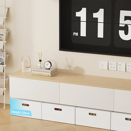 Portable Storage Box White M/L Without Lid for Home Use