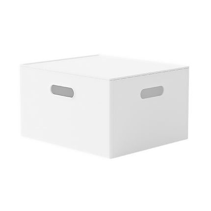 Portable Storage Box White M/L with Lid