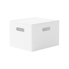 Portable Storage Box White M/L with Lid