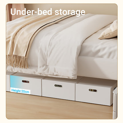 Portable Storage Box White M/L with Lid