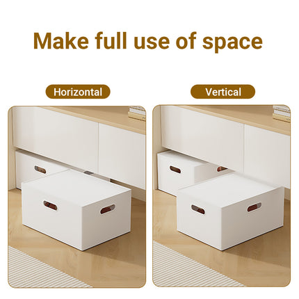 Portable Storage Box White M/L with Lid