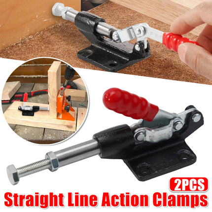 Quick Release Welding Clamp Set 2PCS Push Pull Fixture Clamping Tool Workshop