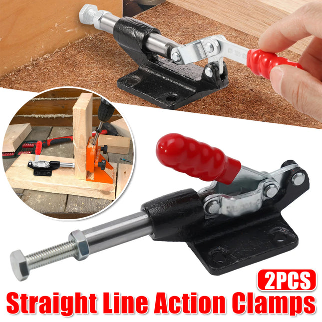 Quick Release Welding Clamp Set 2PCS Push Pull Fixture Clamping Tool Workshop