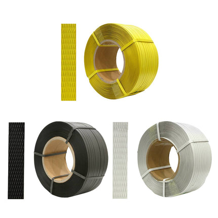 1Roll Plastic Steel Strapping Band 65KG Tensile Strength For Heavy Duty Packing