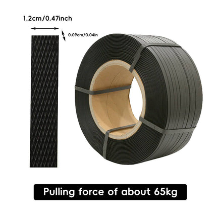 1Roll Plastic Steel Strapping Band 65KG Tensile Strength For Heavy Duty Packing