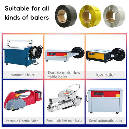 1Roll Plastic Steel Strapping Band 65KG Tensile Strength For Heavy Duty Packing
