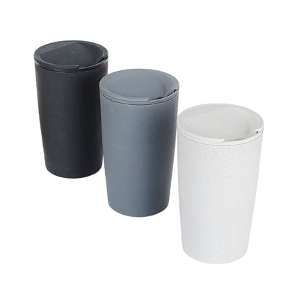 30PCS Straw Plastic Coffee Cups with Lids for Cold Drinks Party Use 3 Colours