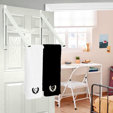 Over The Door Clothes Rack Adjustable Non Slip Stable for Clothes Space Saving