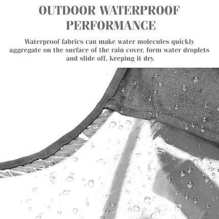 Universal Pet Stroller Rain Cover Windproof Dustproof Cold Weather Shield