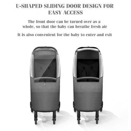 Universal Pet Stroller Rain Cover Windproof Dustproof Cold Weather Shield