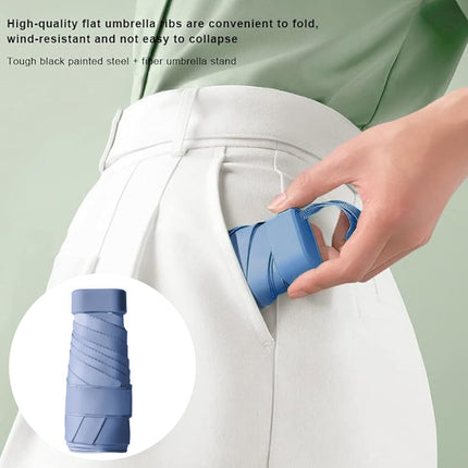 Windproof Umbrella Compact Portable For Sun And Rain Defense Small Folding
