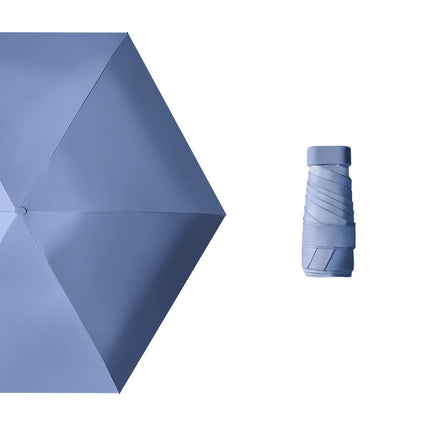 Windproof Umbrella Compact Portable For Sun And Rain Defense Small Folding