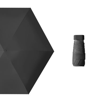 Windproof Umbrella Compact Portable For Sun And Rain Defense Small Folding
