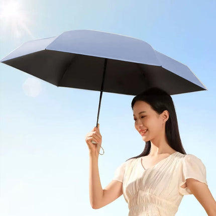 Windproof Umbrella Compact Portable For Sun And Rain Defense Small Folding