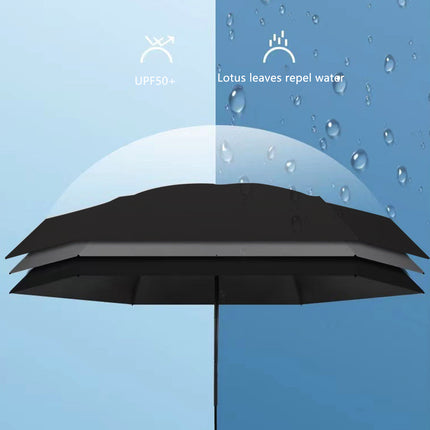 Windproof Umbrella Compact Portable For Sun And Rain Defense Small Folding