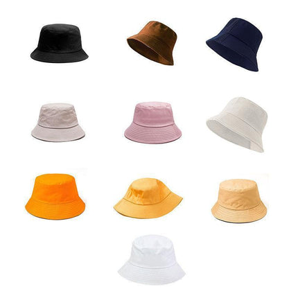 10 Colours Unisex Sun Bucket Hat Perfect for Outdoor Adventures - Aimall