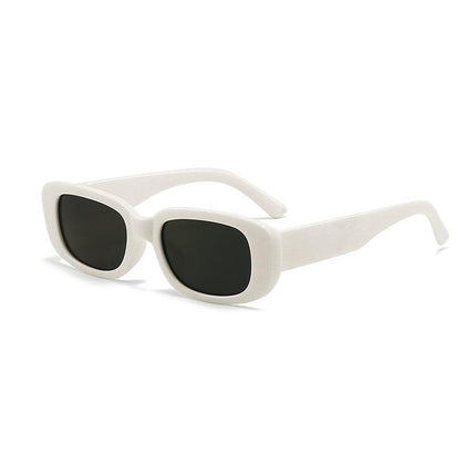 Unisex Fashion Small Frame Sunglasses Colorful Rectangle Glasses Shades Goggles