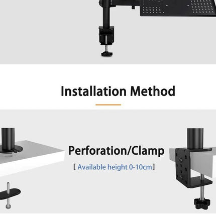Monitor and Laptop Mount Holds 17-32 Inch Computer Screen Adjustable Monitor Arm