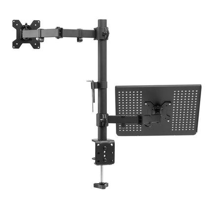 Monitor and Laptop Mount Holds 17-32 Inch Computer Screen Adjustable Monitor Arm