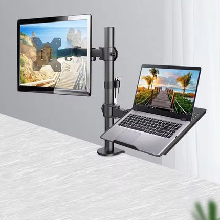 Monitor and Laptop Mount Holds 17-32 Inch Computer Screen Adjustable Monitor Arm