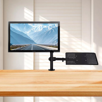 Monitor and Laptop Mount Holds 17-32 Inch Computer Screen Adjustable Monitor Arm
