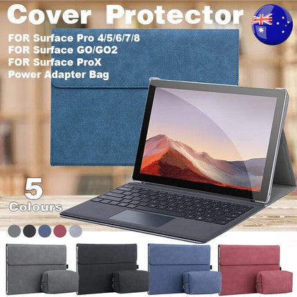 Premium Leather Case Cover Protector for Microsoft Surface Pro 7 6 5 4