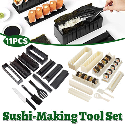 11PCS Sushi Making Tool Set Durable Easy to Use Food-Grade for Home Party Use