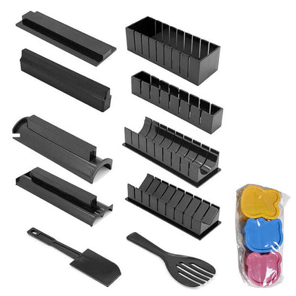 13Pcs Diy Sushi Maker Making Kit Rice Roller Mold Set For Beginners Kitchen Tool