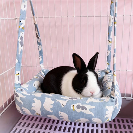 Small Animal Hanging Bed Hammock Cage for Guinea Pig Chinchilla Rabbit Soft Cozy