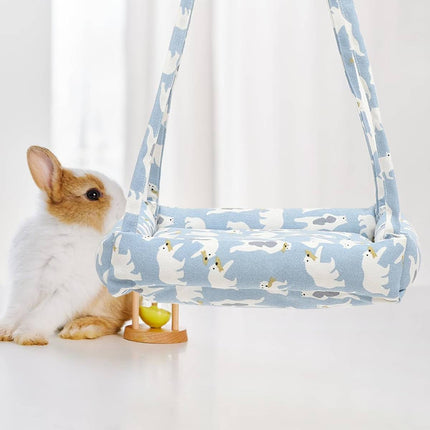 Small Animal Hanging Bed Hammock Cage for Guinea Pig Chinchilla Rabbit Soft Cozy