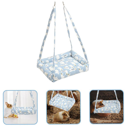 Small Animal Hanging Bed Hammock Cage for Guinea Pig Chinchilla Rabbit Soft Cozy
